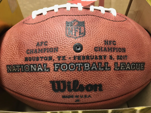 SF 49ers NFC Champions Super Bowl LIV Wilson Duke Game Ball & Case - Big  Time Bats