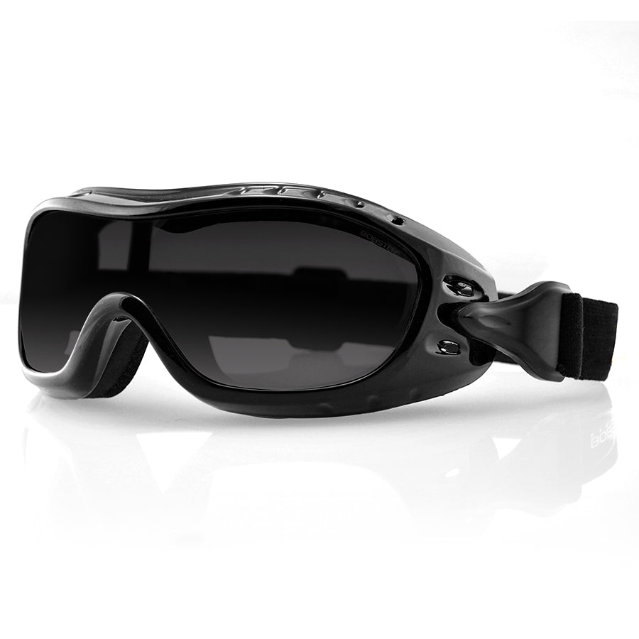 Bobster® Night Hawk 2 Goggles Gloss with Black Frame and Smoked Photochromic Lens