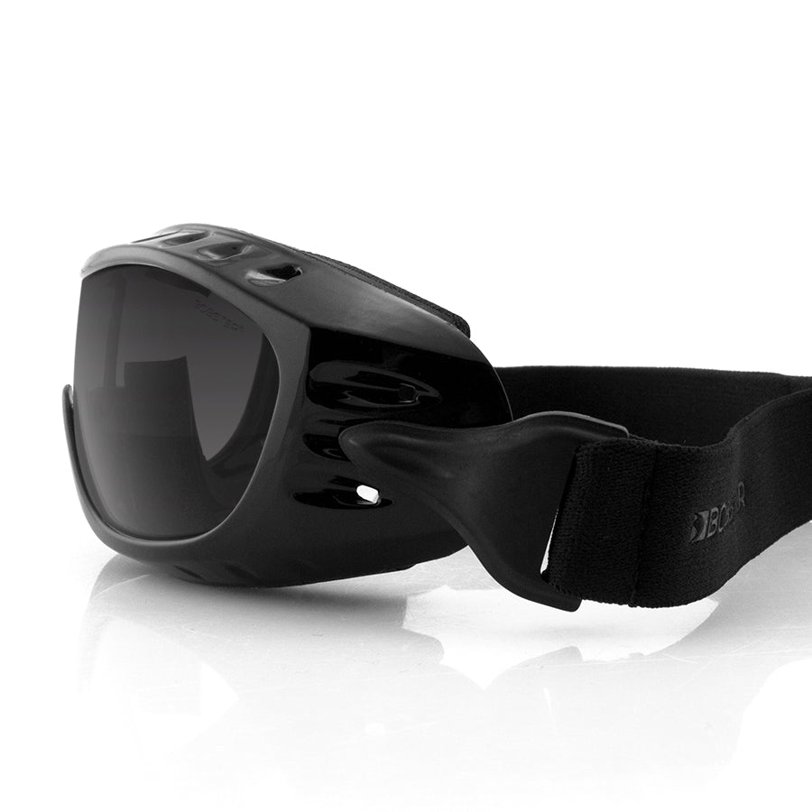 Bobster® Night Hawk 2 Goggles Gloss with Black Frame and Smoked Photochromic Lens