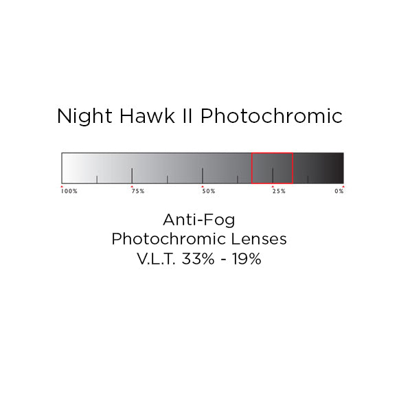 Bobster® Night Hawk 2 Goggles Gloss with Black Frame and Smoked Photochromic Lens