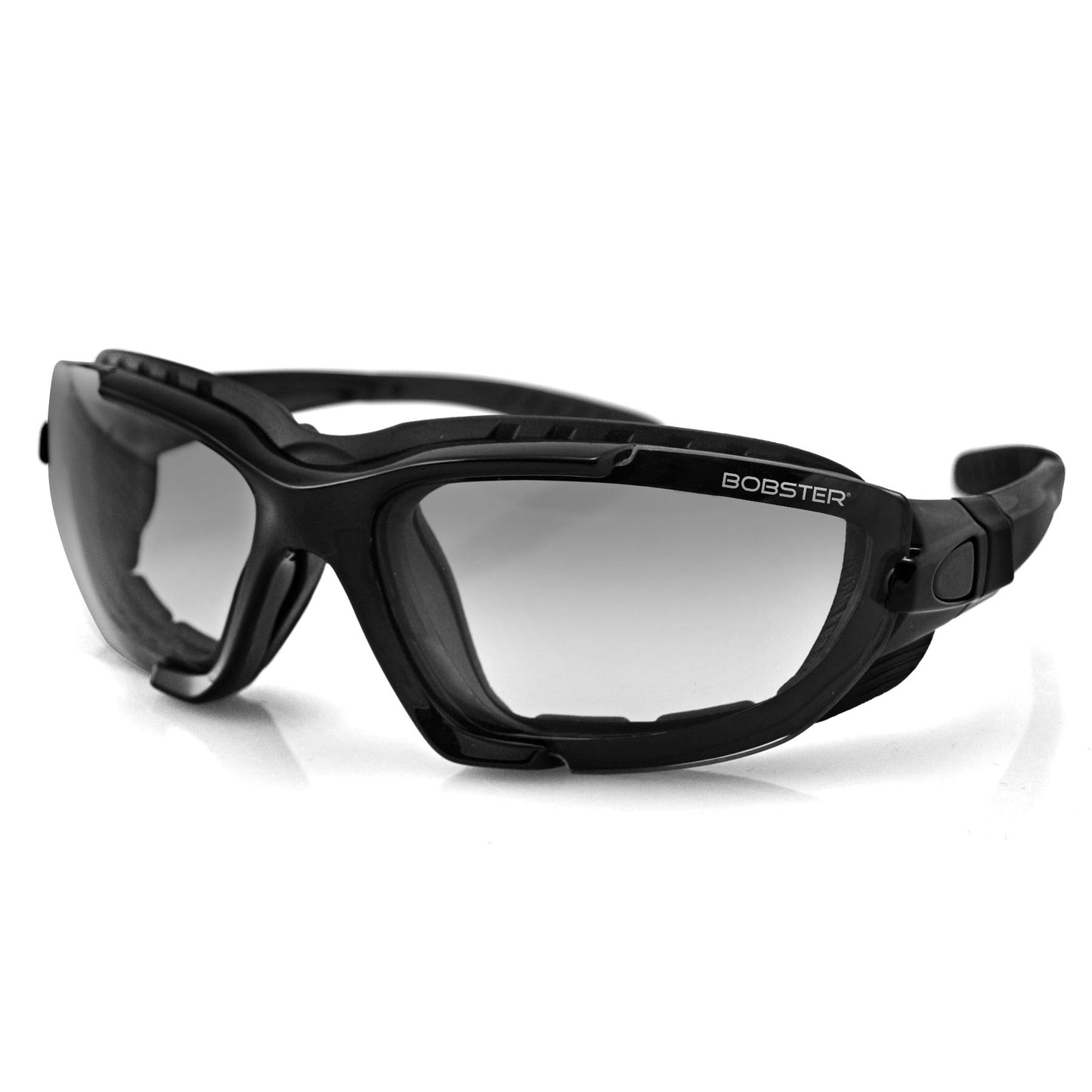 Bobster® Renegade Gloss Black Frame Clear Photochromic Lens