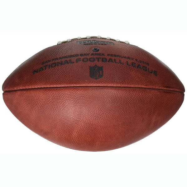 SUPER BOWL 50 FULL SIZE WILSON FOOTBALL WITH SUPER BOWL HISTORY