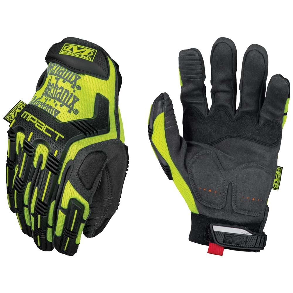 Mechanix Wear Hi-Viz M-Pact® XD Gloves (Fluorescent Yellow)