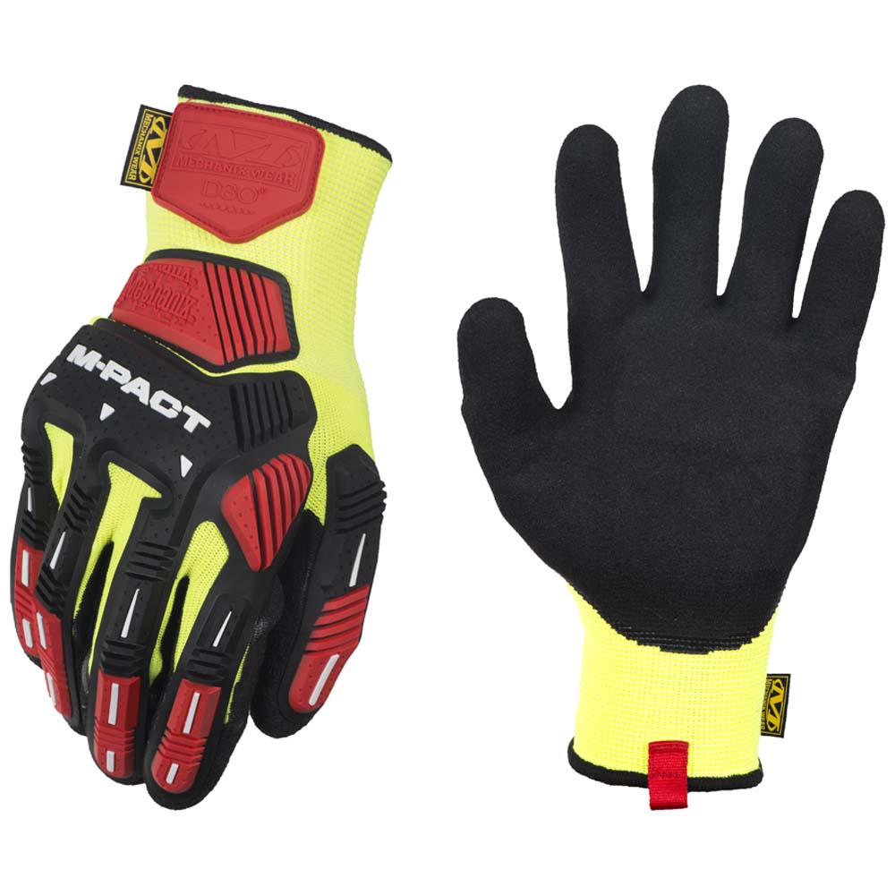 Mechanix Wear M-Pact® Knit CR3A3 Gloves (Yellow/Black)