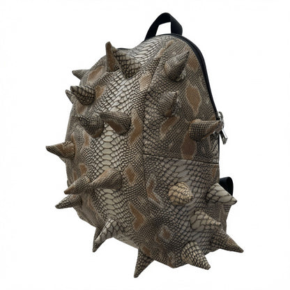 Madpax Spiked Green Reptile Skin Backpack - Medium Size
