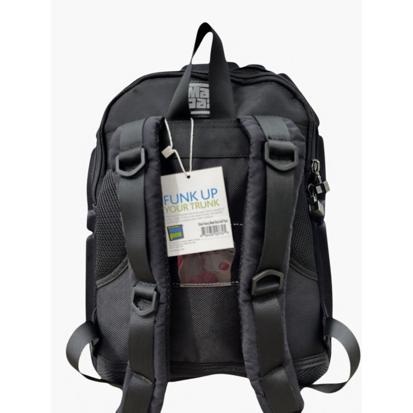 Madpax Block Black Backpack - Medium Size