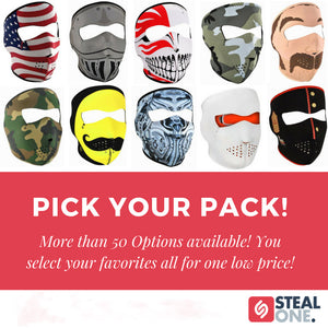 All-Season Neoprene Face Mask 5-Pack