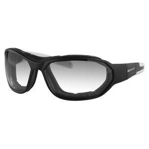 Bobster® Force Black with Matte Frame - Clear and Photochromic Lens included