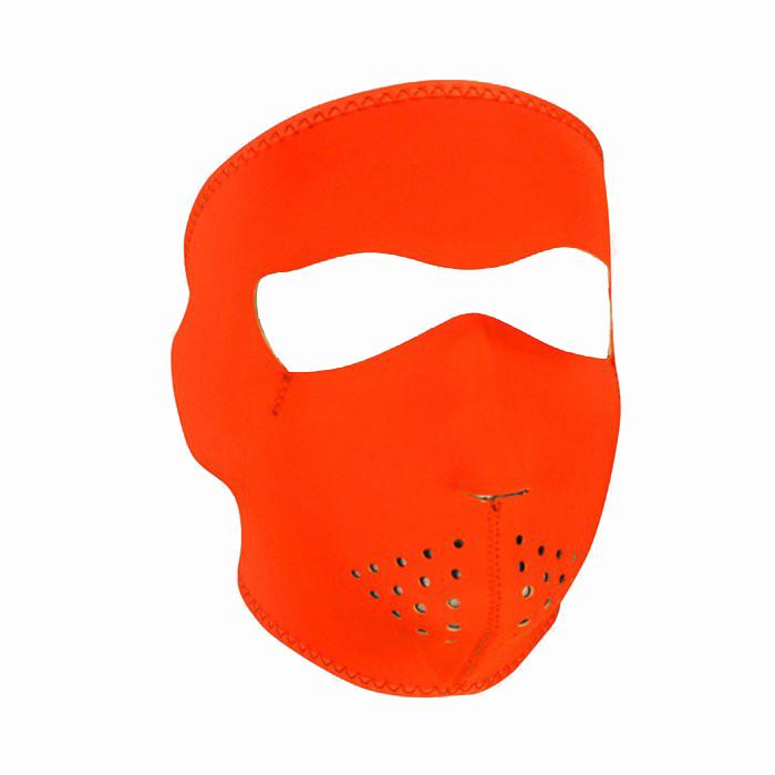 Neoprene All-Season Full Face Mask - Hi-Viz Orange