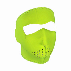 Neoprene All-Season Full Face Mask - High-Viz Lime