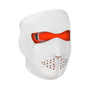 Neoprene All-Season Full Face Mask - High-Viz Whit to Hi-Viz Orange