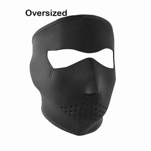Neoprene All-Season Full Face Mask - Oversized Black