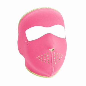 Neoprene All-Season Full Face Mask - Pink to Lime