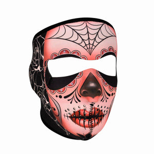 Neoprene All-Season Full Face Mask - Sugar Skull