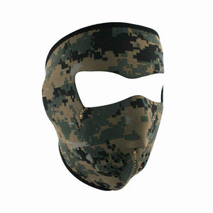 Neoprene All-Season Full Face Mask - USMC Marpat Camo