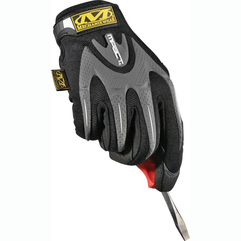 Mechanix Wear M-Pact Gloves, Black (MMP-05)