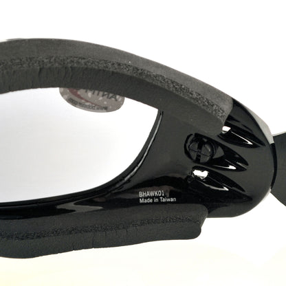 Bobster® Night Hawk Gloss Black Frame Clear Lens