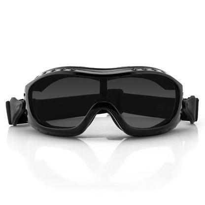 Bobster® Night Hawk 2 Goggles Gloss with Black Frame and Smoked Photochromic Lens